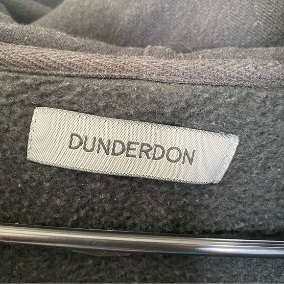 Dunderdon long length oversize hood long sleeve zip up jacket size medium - Picture 4 of 8